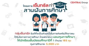 ทุนมัธยม central 2561