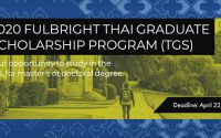 2020 Fulbright Thai Graduate Scholarship